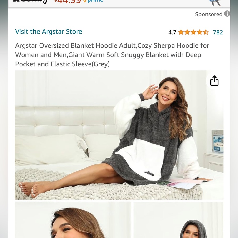 NWT Oversized Blanket Hoodie